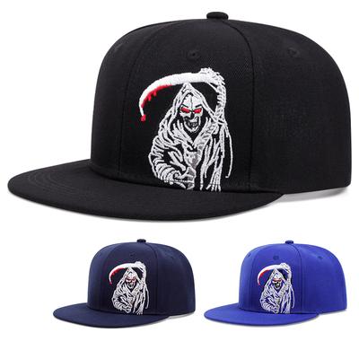 New Fashion Death Scythe Embroidery Men Women Baseball Caps Hip Hop Sports Casual Trucker Caps Snapback Hat Outdoor Sun Hat