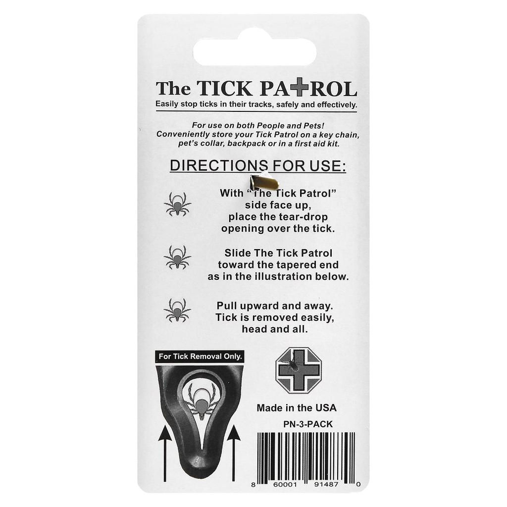 Fästingpatrullen, fästingborttagare, 3-pack