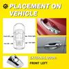 Left Side Exterior Door Handle Cap OE# 82652-2W010 For Hyundai Santa Fe 2013-19