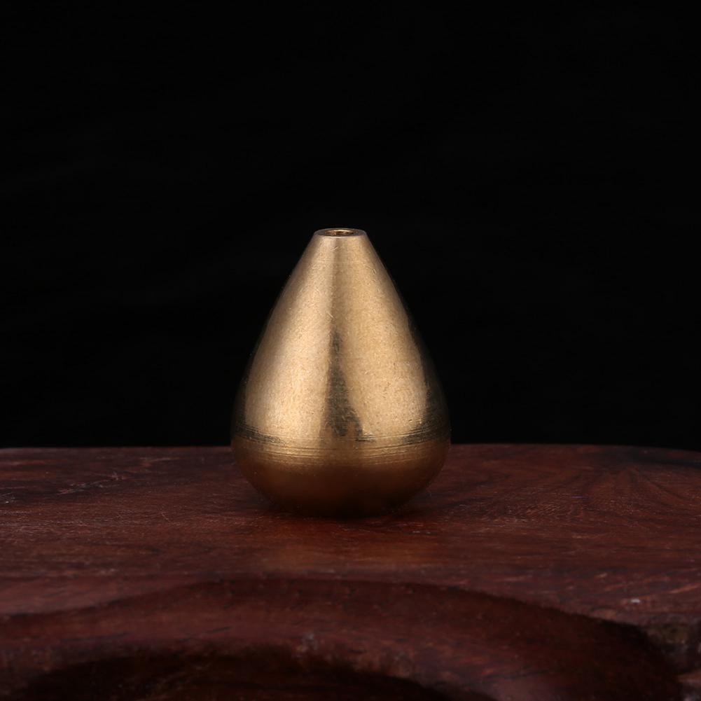 Mini Water Drop Shape Brass Incense Stick Holder Censer Accessories for Bedroom Tea Room