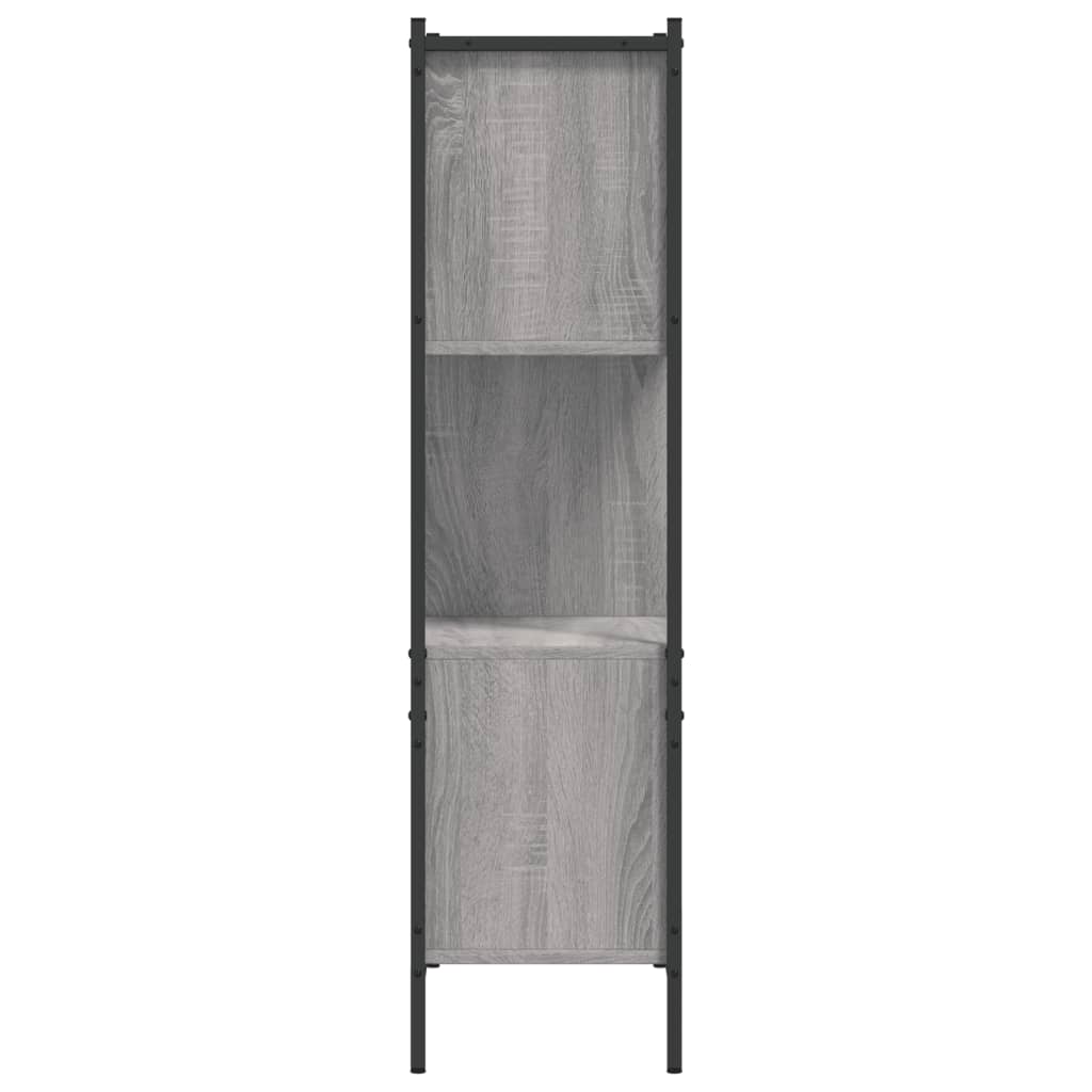 Vidaxl Regał, Szary Dąb Sonoma, 72X28X109 Cm, Materiał Drewnopochodny