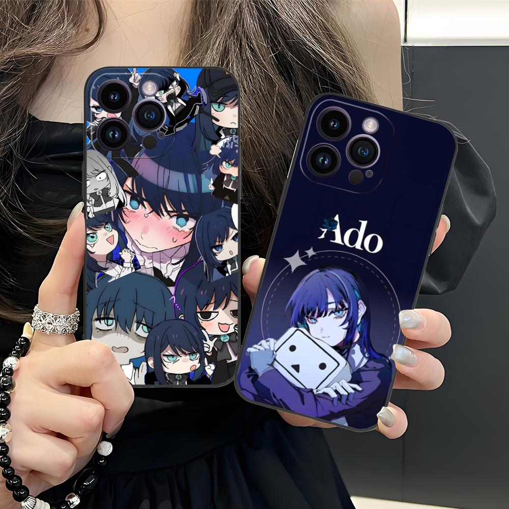 Ado Rose Mobile Phone Case for iPhone 17 16 15 14 13 12 11 X XR XS 8 7 Pro Max Plus Mini Colour Protective Luxury Pretty
