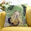 Anime C-Code Geass-S World Various Sizes Square Pillow Case For Car Home Bedchamber Decor
