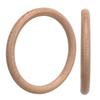 10 Pcs Wooden Rings Natural Grain Polished Smoothly Comfortable Touch Craft Wood Ring Pendant 10cm 3.9in
