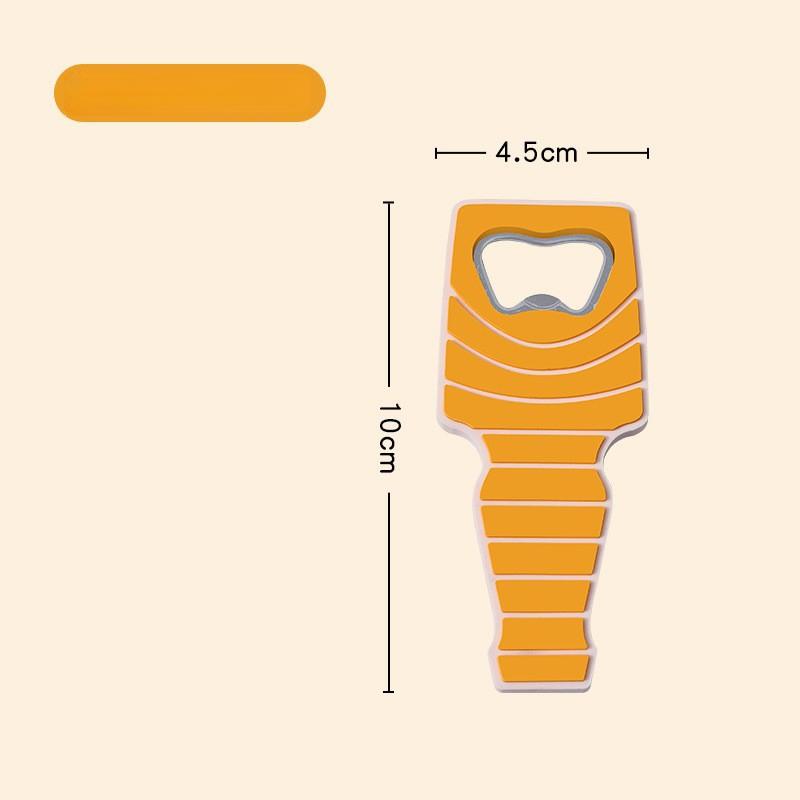 Kreativní domácí otvírák na láhve ve stylu čínských symbolů štěstí, lze přilepit na lednici pro snadné skladování, perfektní jako kreativní dárek