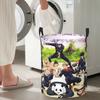 Jujutsu Kaisen Anime Satoru Yuuji Nobara Megumi Sukuna Foldable Laundry Baskets Dirty Clothes Sundries Storage Basket Home Box