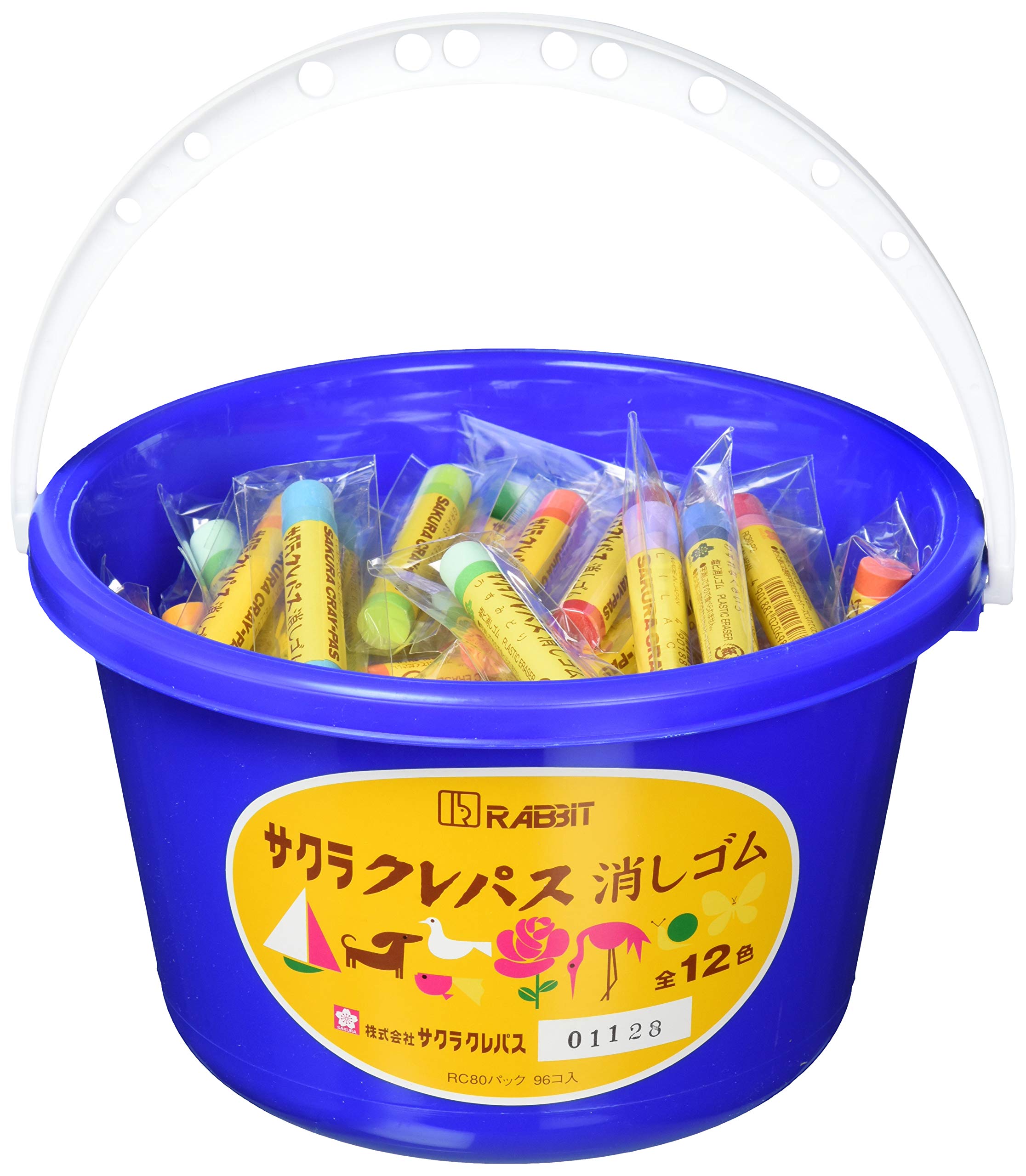 

Sakura Crepas Eraser Crepas Type Bucket 96 шт. RC80 Pack