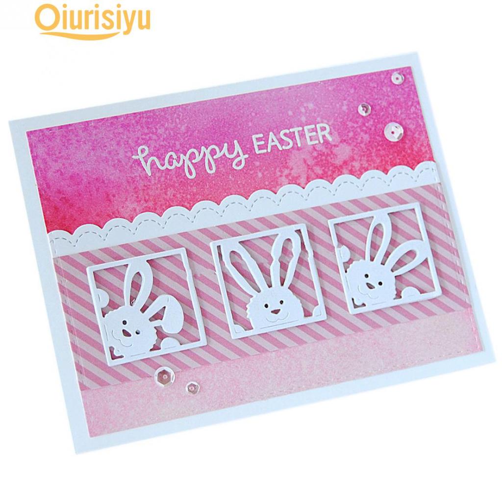 Easter Rabbit Metal Cutting Dies For DIY Scrapbook Embossing Album Paper Card PD Easter Rabbit Metal Cutting Dies For DIY Scrapbook Embossing Album Paper Card PD