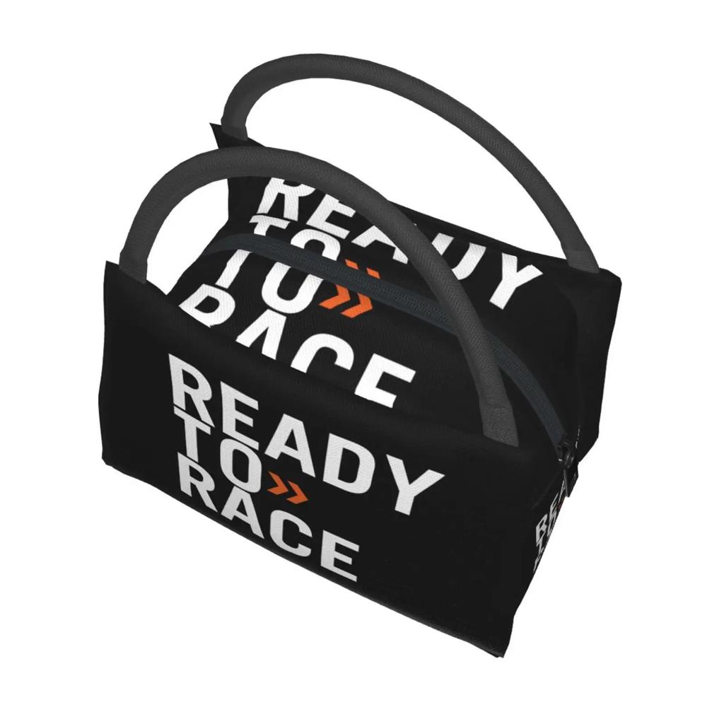 Ready To Race Thermal Insulated Lunch Bag Enduro Cross Motocross Bitumen Bike Life Resuable Lunch Container Storage Food Box
