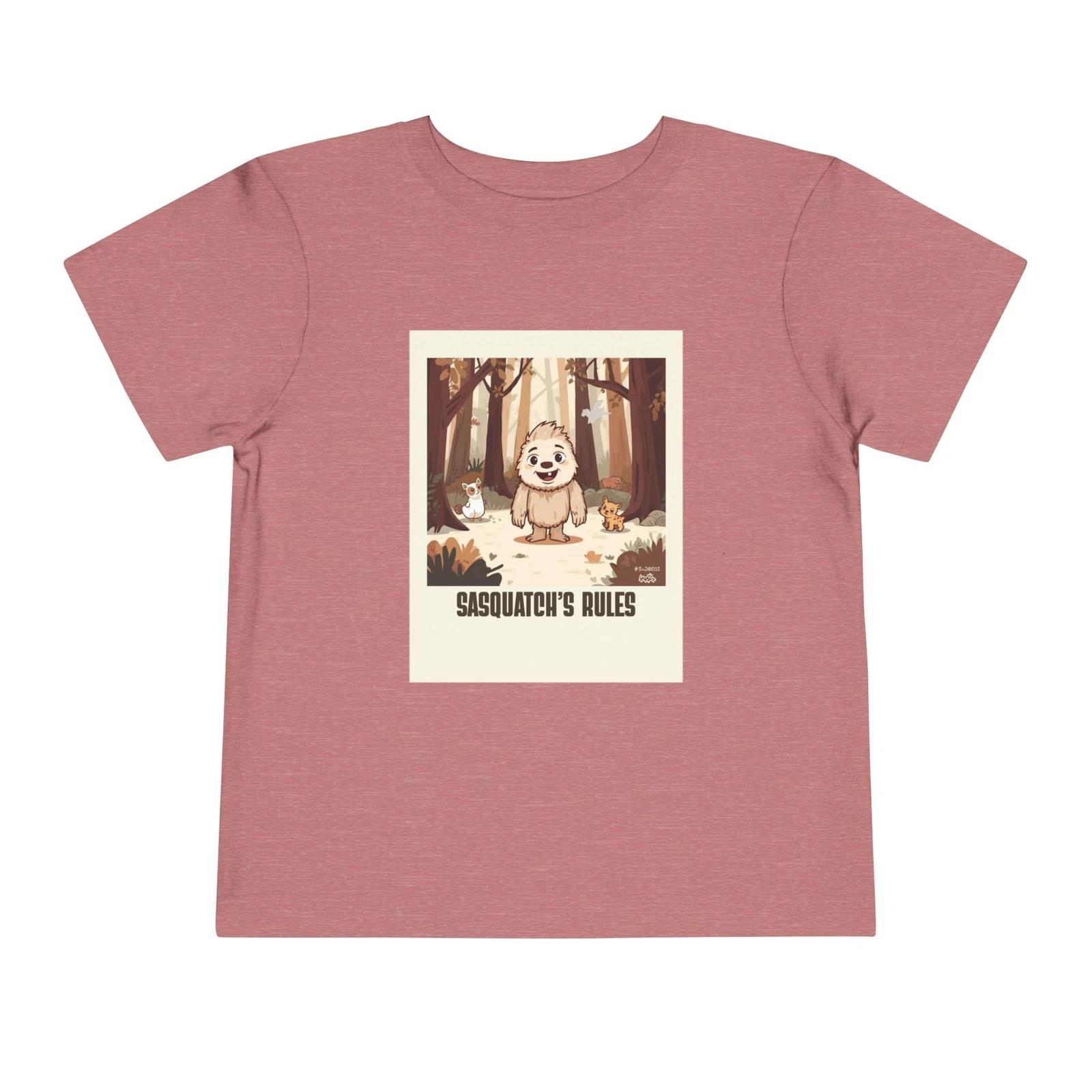 

Sasquatch Cubs Tee Toddler Shirt | Cute Bigfoot Forest Design S
