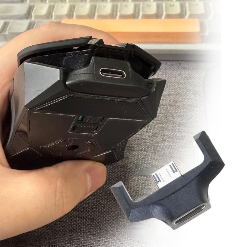Gaming Maus Micros USB auf USB C Konverter Ersatzteil für G900 G903 Modelle Hohe Langlebigkeit Kunststoff Metall
