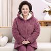 Women's Winter Warm Fleece Pajama Set for Older Women
