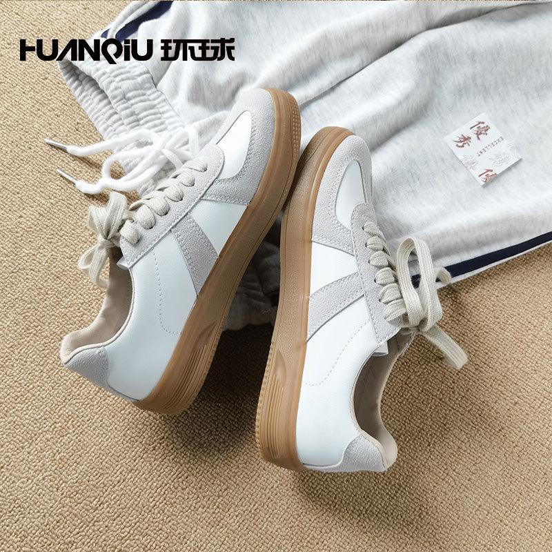 Global German training shoes women's spring new shoes versatile casual canvas shoes niche retro sports board