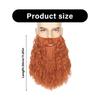 Halloween Party Fake Beard,Funny Fake Mustache Beard for Cosplay Supplies,Costume Party Realistic False Facials Hair