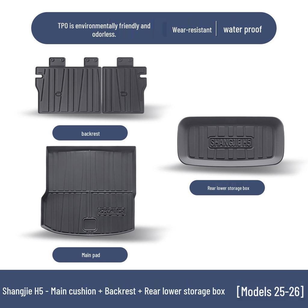 Shangjie H5 Trunk Mat: Car Interior Decoration & Modification Accessory