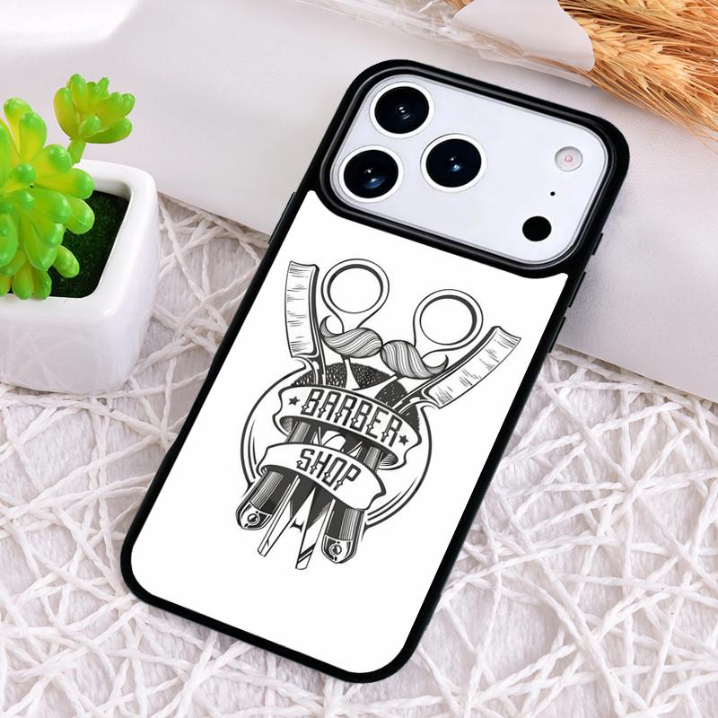 Barber Hair Stylist Phone Case for iPhone 17 Air 16 15 11 12 14 13 Pro Max Shockproof Cover