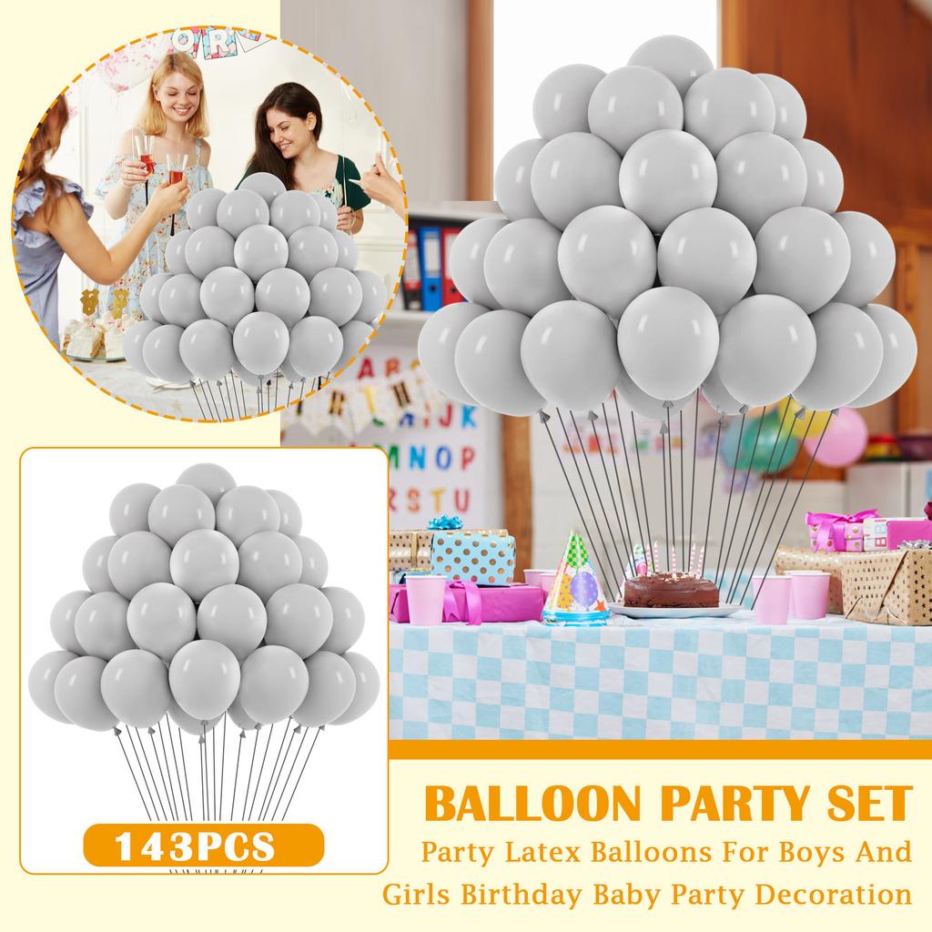 105 Light Balloons 12 Inch Party Latex Balloons For Boys And Girls Birthday Baby Bath Reveal Wedding Sunflower Party Decoration