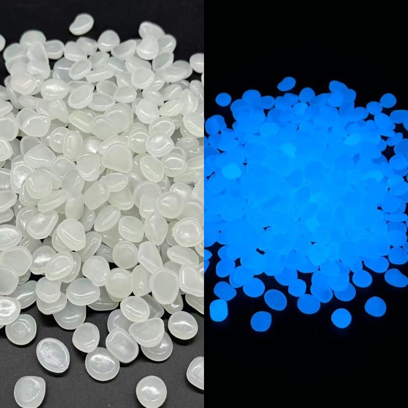 Medelstora Konstgjorda Lyser i Mörkret Stenar för Vas, Krukväxter och Akvarielandskap (1-1,5 cm)