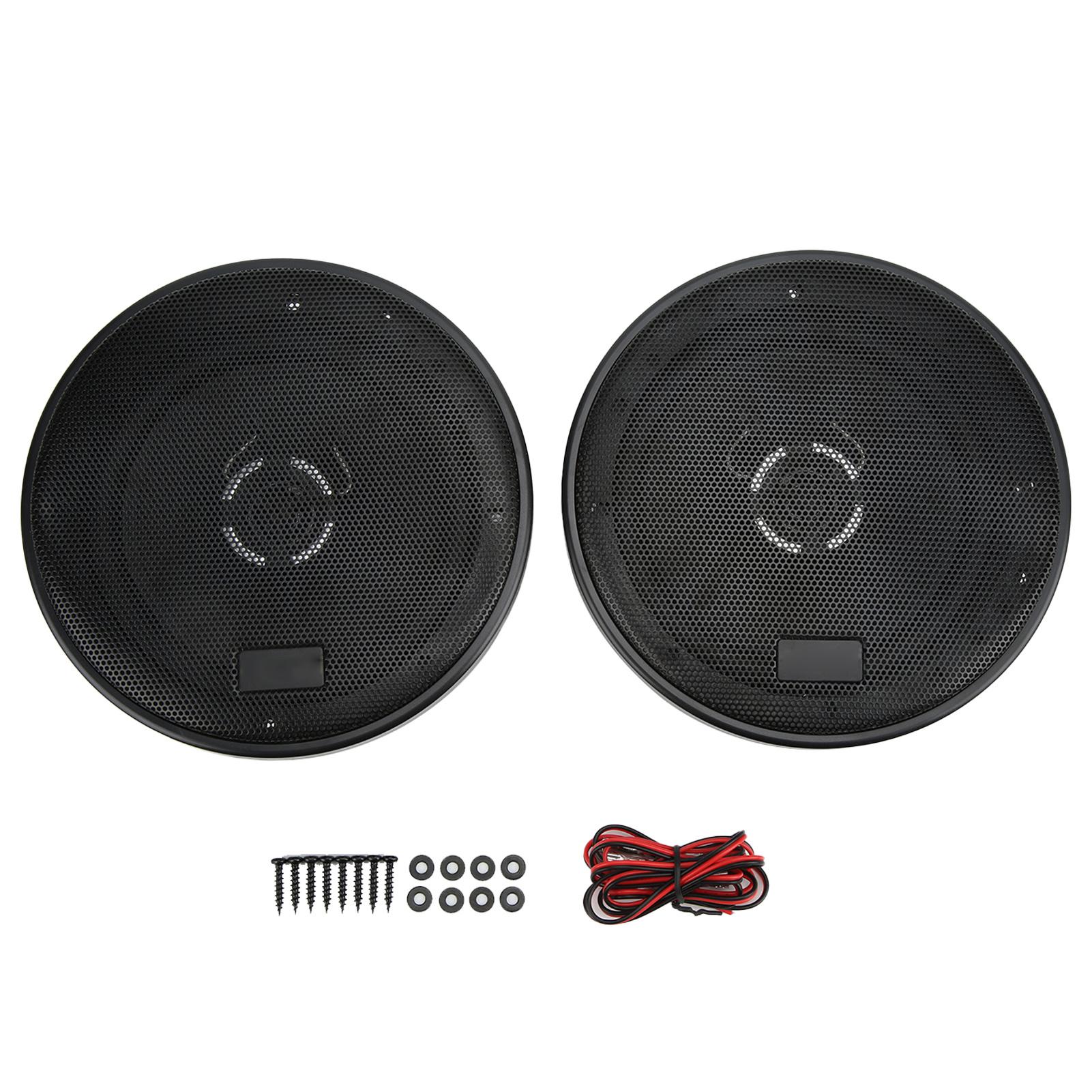 

Pair Car Dome Tweeter 6 1 2in Audio Speaker 91dB 60‑21000HZ 12V Universal Components
