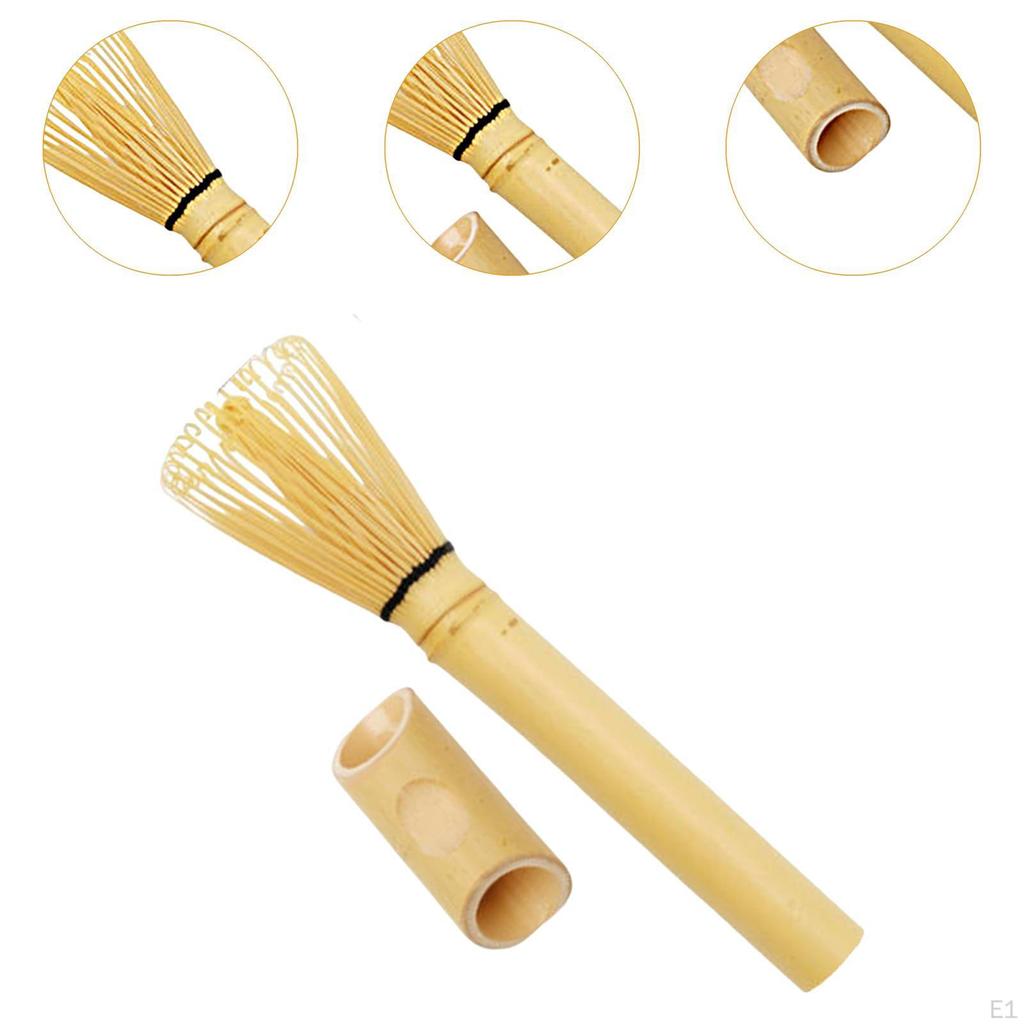 Bamboo Matcha Whisk with Long Handle Traditional Professional Ceremony Accessory Japanese Style