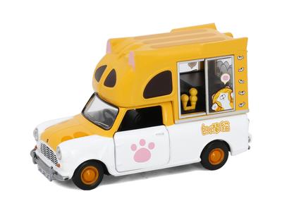 Tiny City Maßstab Diecast Modellauto Morris Mini Hongkong Eiswagen LAN LAN KATZE 1/64