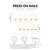 L5 Pink Blue Ombre French Curve Fake Nails 20 Pieces Elegant Design Comfort Fit Durable ABS Material Perfect for Party Wedding Festival