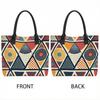  Bohemian Geometric Printed Tote Bag Casual Large Capacity Ladies Daily Shoulder Handbag