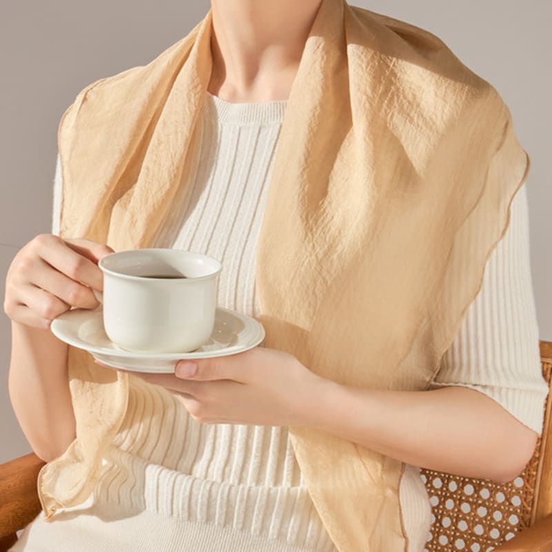 Meminn täglicher Seidenschal 9 Farben(auswählen 1)