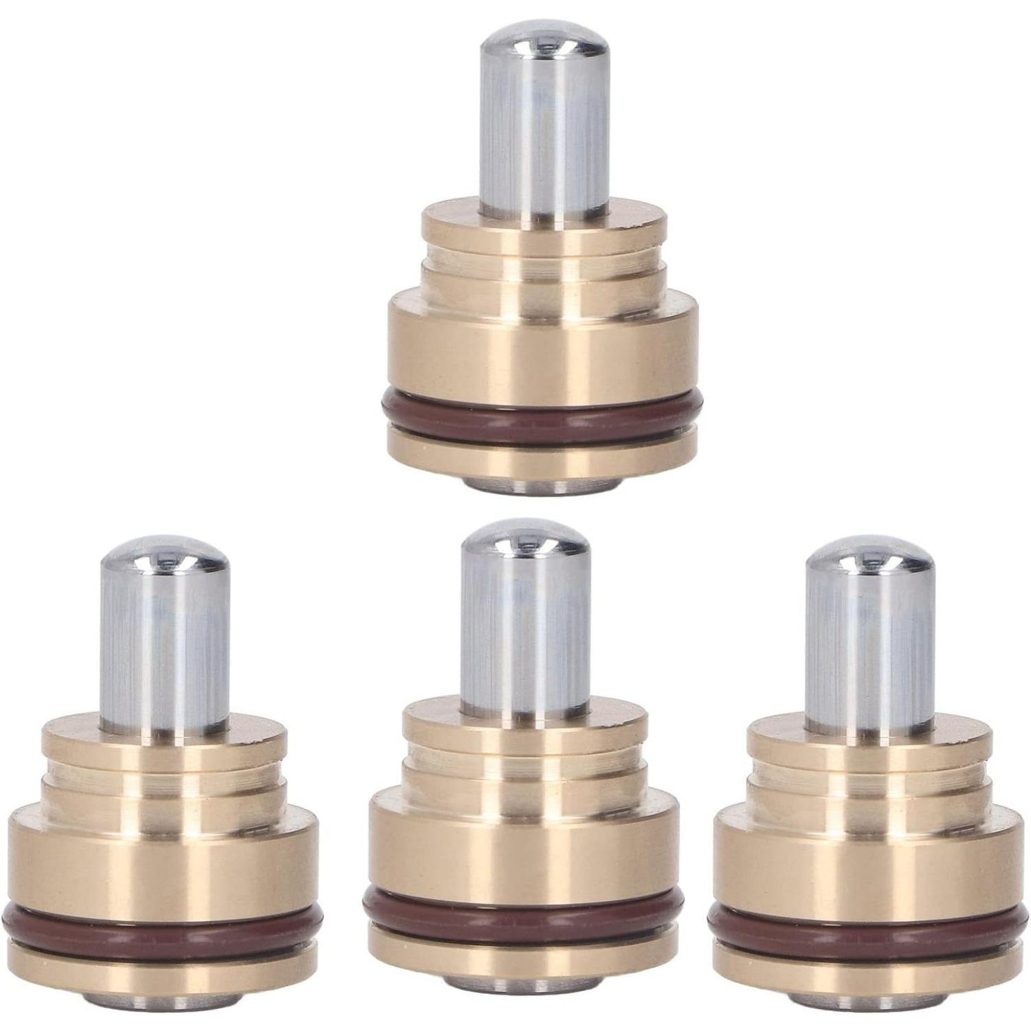 4Pcs Joystick Handle Control Valve, High Hardness Good Sealing Excavator Joystick Handle Button for E320B, C, D 4-Pack