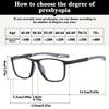 8pcs Sports Presbyopia Glasses Anti Slip Mirror Leg Design Universal Reading Glasses Suitable for Middle-aged Men and Women