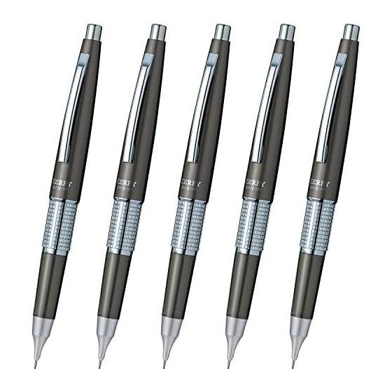 Механический карандаш Pentel, тип с колпачком Kerry, дымчато-серый, 5 шт. P1035-ND