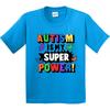 Inktastic Autism Is My Super Power With Puzzle Pieces Youth Kids Boys T-Shirt Awareness