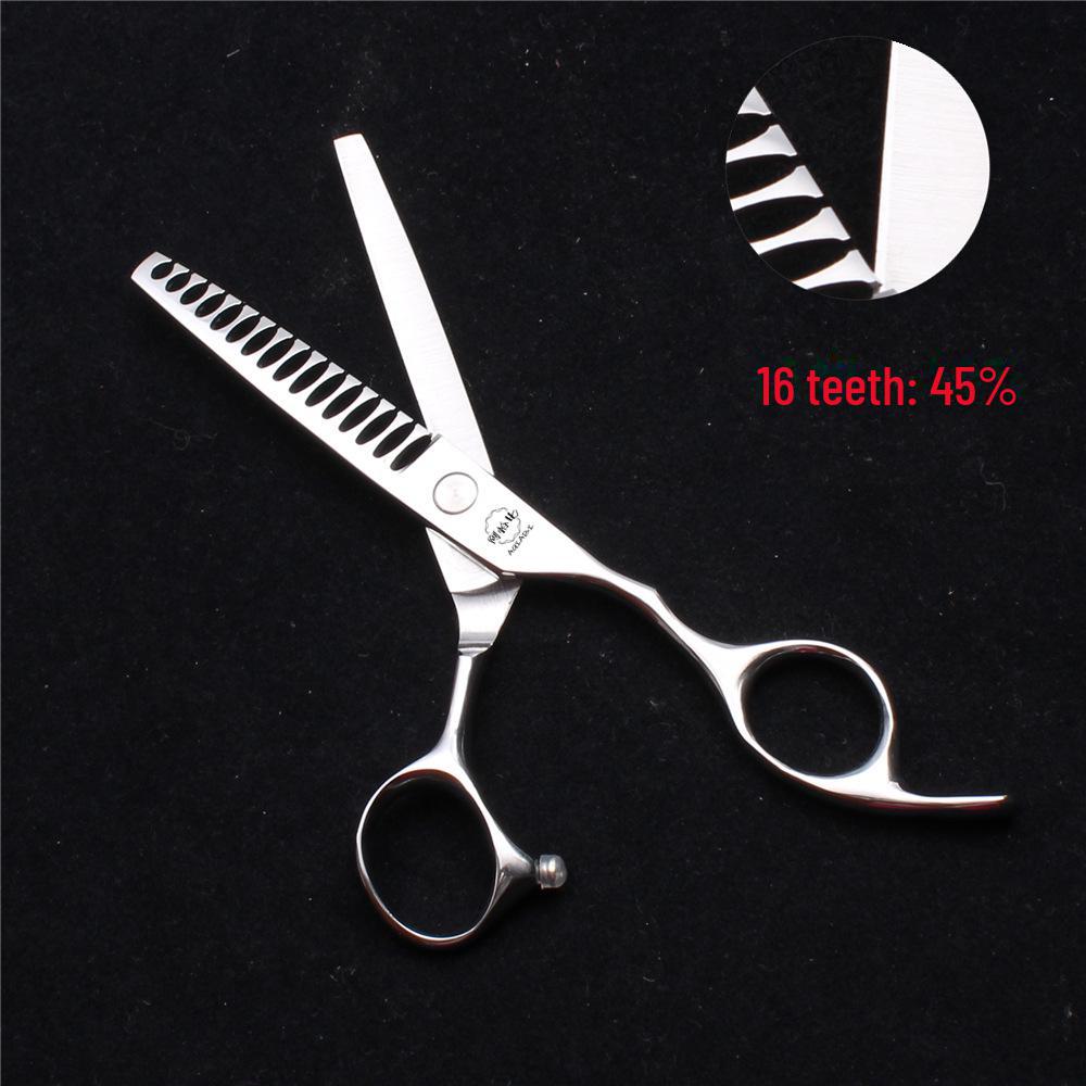 

Парикмахерский набор с ножницами из рыбьей кости с 10/12/16 зубцами для точной стрижки и филировки.