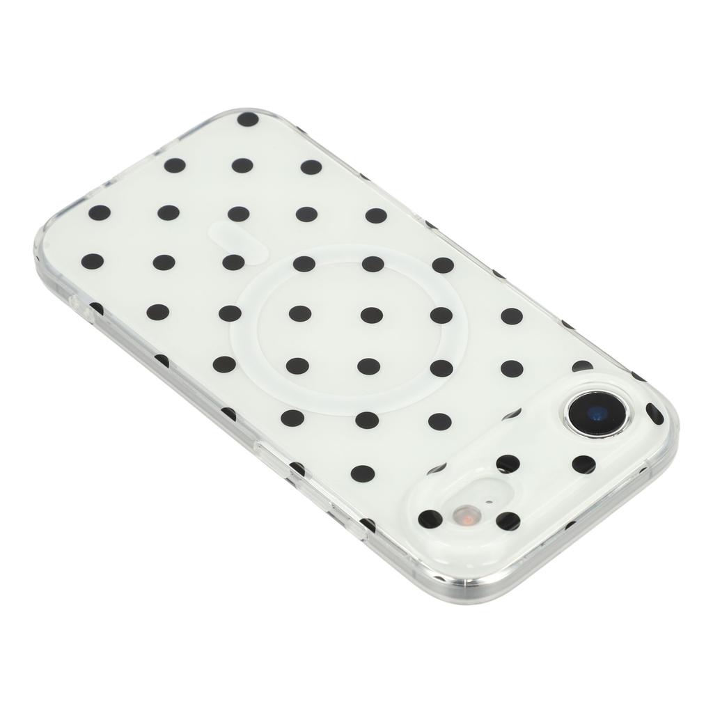 For iPhone Air Case Polka Dot Pattern TPU + PC Phone Cover Compatible with MagSafe