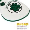 Golf Head Cover Club Cover Driver 440cc 460cc Wood Utility UT Cover Putter Cover Waterproof Stylish Clover Pattern (white, 3-piece Set (DR, FW, UT))