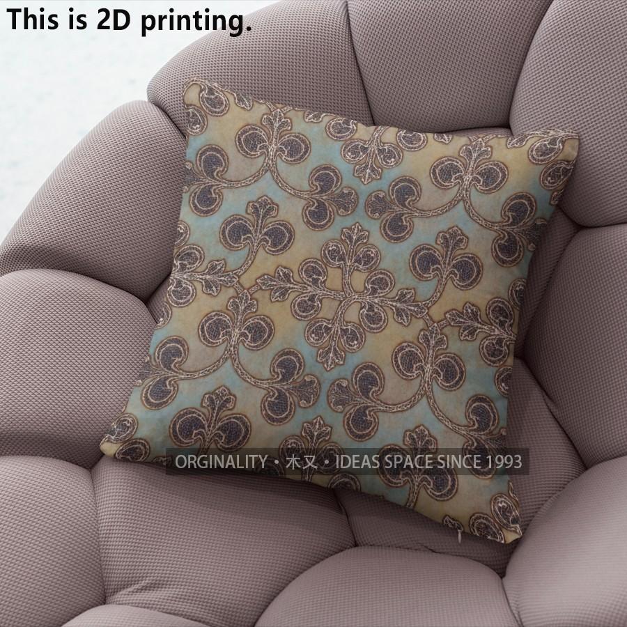 Vintage Grape  Leaf Print Throw Pillow Covers Pattern Cushion Cover Suitable for Sofa Bedroom Car Pillow Cover