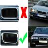 For BMW E36 3 Series 1997-1999 Front Hood Kidney Bumper Racing Grille Mesh Single Slat Style Grill Car Replacement Accessories