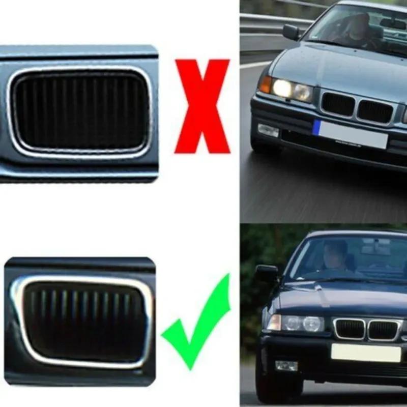 For BMW E36 3 Series 1997-1999 Front Hood Kidney Bumper Racing Grille Mesh Single Slat Style Grill Car Replacement Accessories