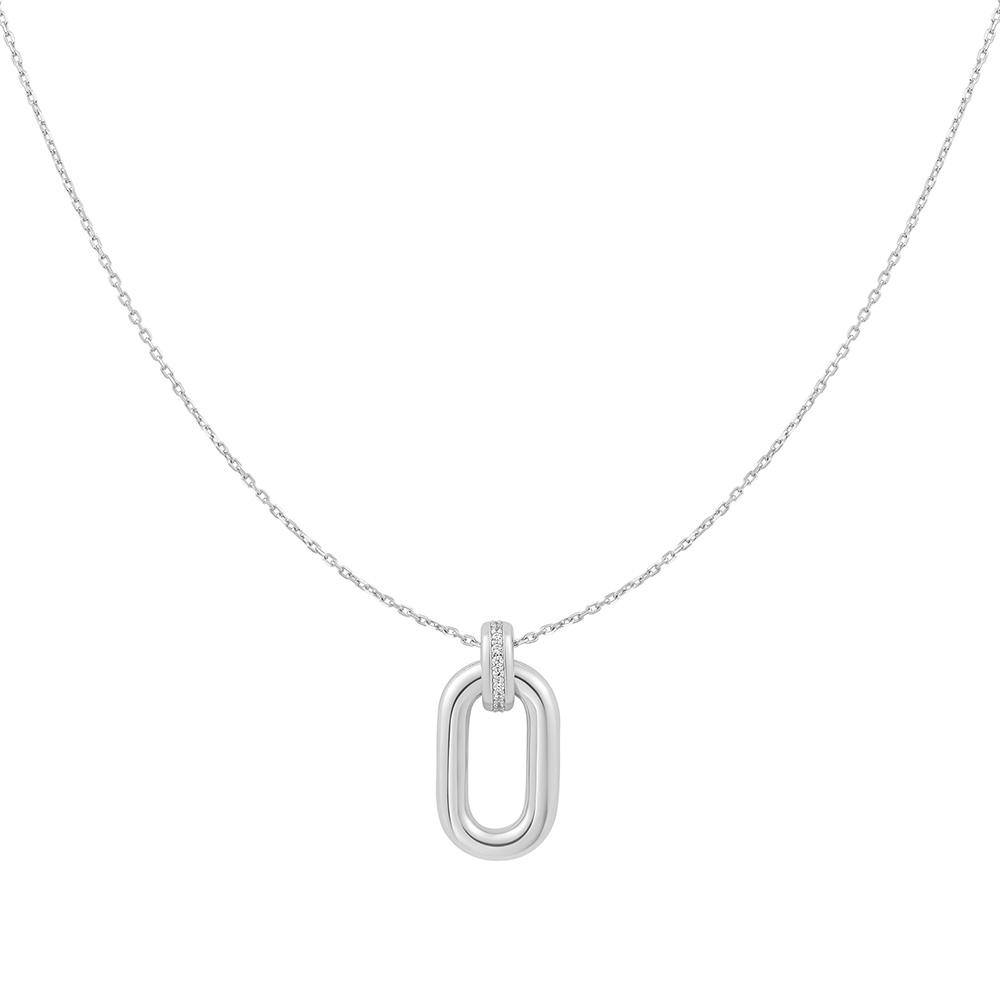 Ania Haie Gold Oval Hoop 925 Silver Necklace N062-01H