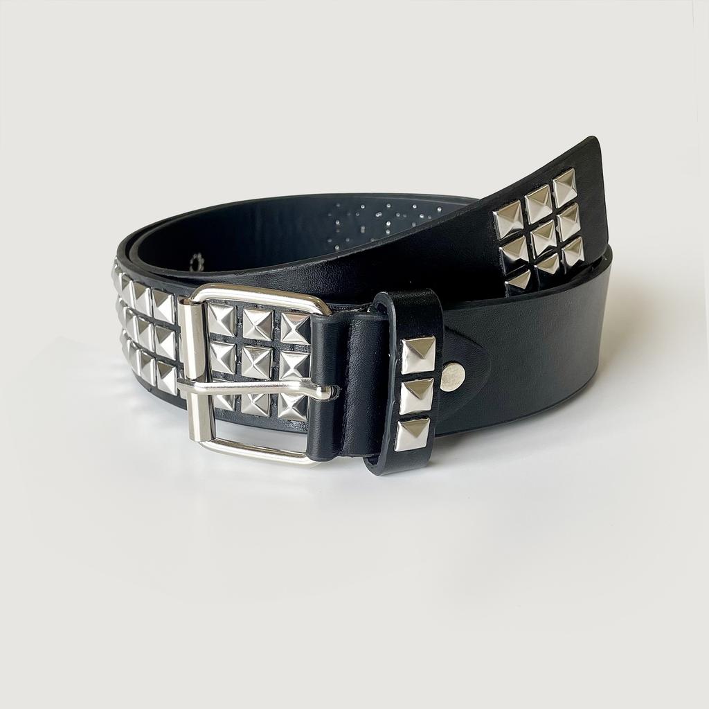 1Pc American Retro Heavy Industry Belt Accessories Women's Waist Decoration Jeans Metal Rivet Belt Wide Version