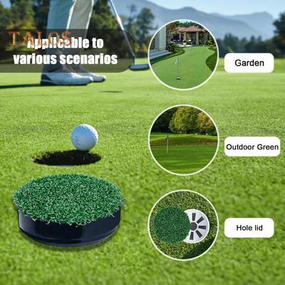 Golf Cup Cover Universal Golf Putting Green Hole Cup Cover Outdoor Backyard Golf Practice Training Aid for Golf Course Accessories