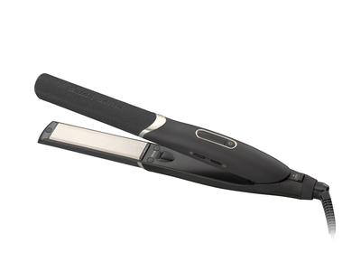 Koizumi Hair Iron Straight Twin Negative Ion Salon Sense 300 Silky Moist Heat Resistant Felt Available Overseas Black KHS-8770K