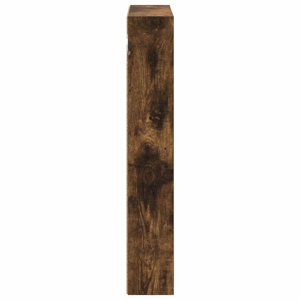 Bathroom Wall Cabinet Smoked Oak 40 X 10 X 60.5 Cm