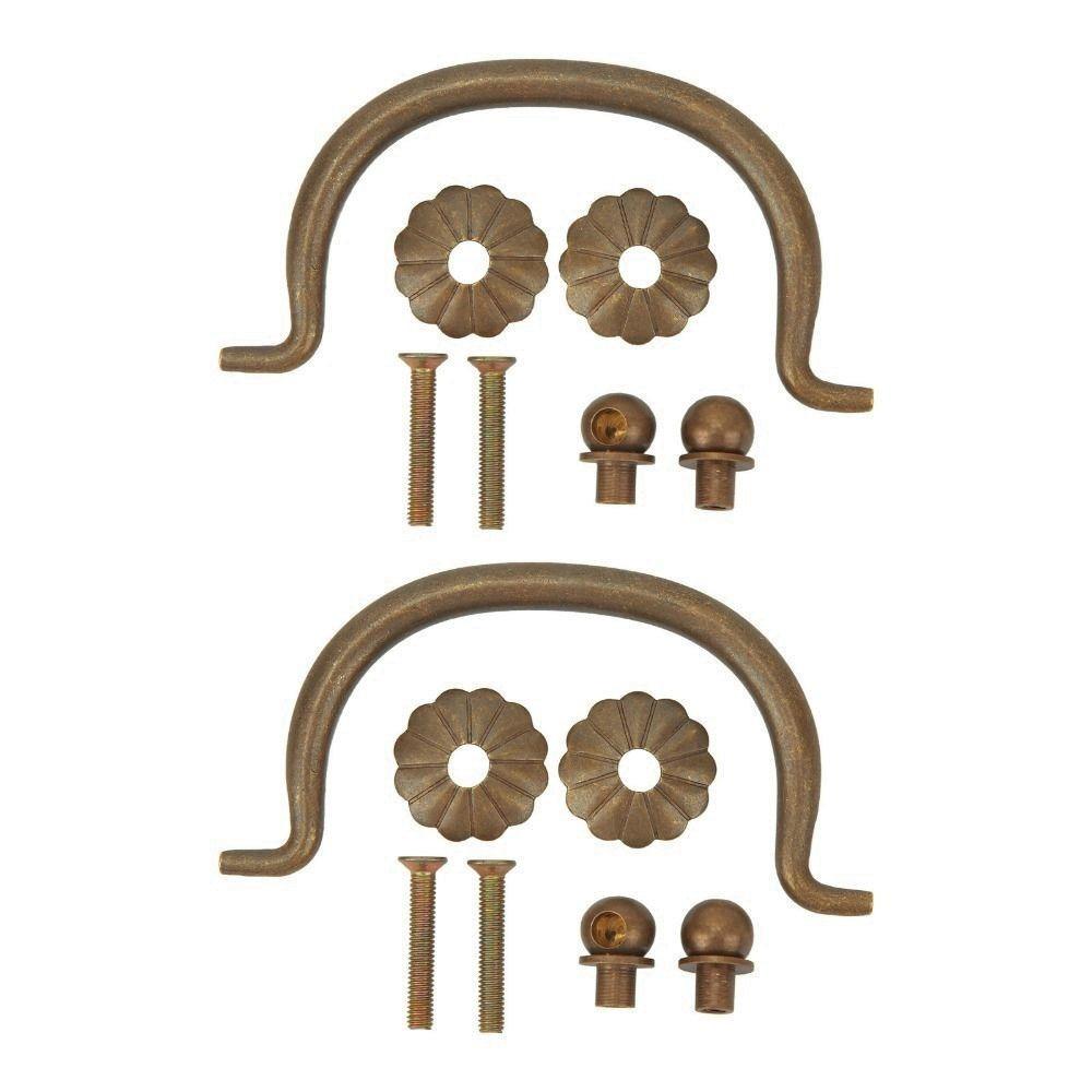 2pcs Solid Cabinet Handle Vintage Drawer Pulls Delicate Pull Handle Cabinet