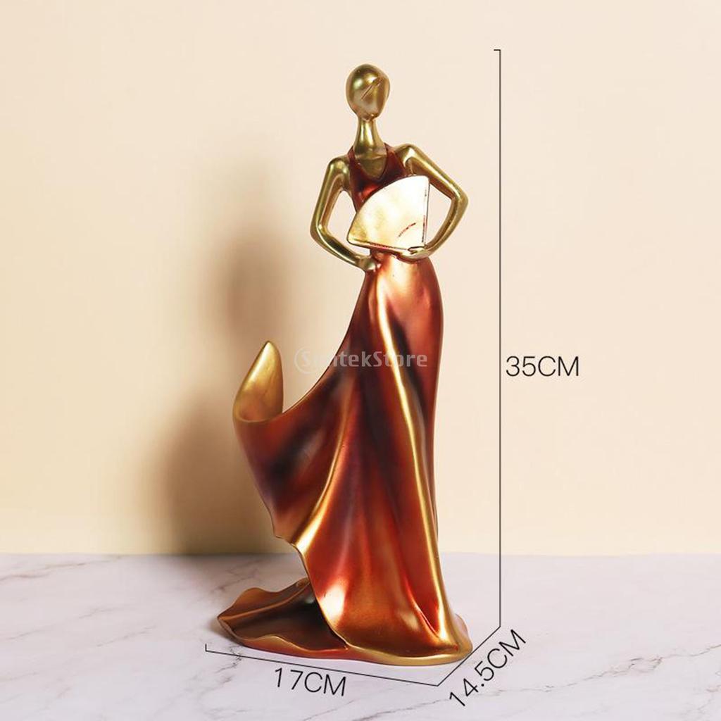Modern Beauty Figurine Wine Bottle Holders Storage Rack Table Statues Figurines Sculptures Decorative Home Ornaments Resin Craft