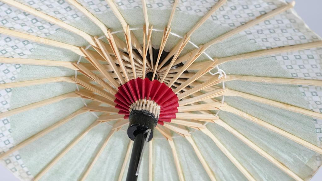 Yamamoto Bamboo Crafts Mini Japanese Set of 31cm Interior Gift Umbrella Grass (YAMAMOTOTAKIZAYIKUYA) Umbrellas, 2, Diameter, Decoration, (Green