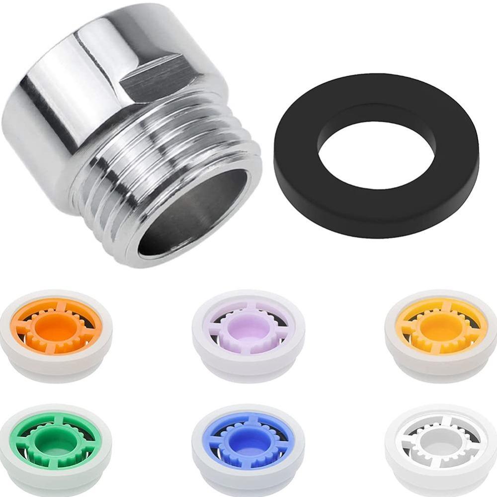 Colorful Water Flow Restrictor Plastic Flow Control Valve Shower Flow Limiter Kitchen Bathroom