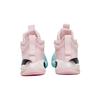 Anta Kinder KT7 Stickstofftechnologie Professionelle Rutschfeste Verschleißfeste Stützende High-Top Basketballschuhe Kinder Basketballschuhe Blau Rosa 312221130-3