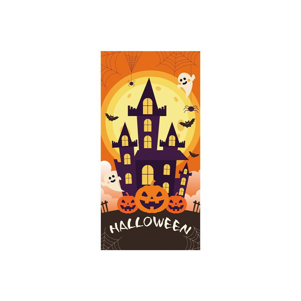 Day of the Dead Festival Polyester Door Banner - Customizable Party Decoration