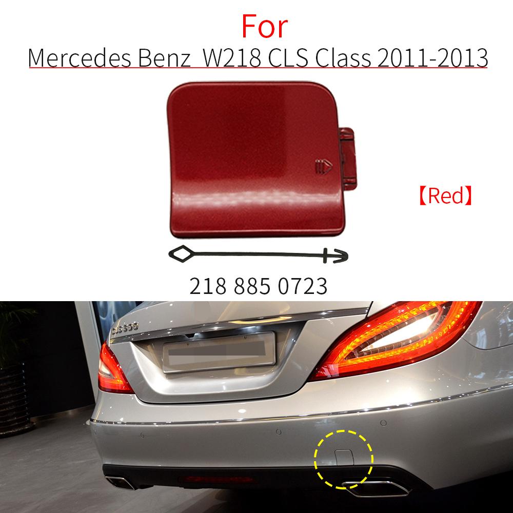 For Mercedes W218 Car Rear Bumper Tow Hook Cover Cap Black For Benz CLS Class CLS200 CLS300 CLS350 2012-2013 2188850723